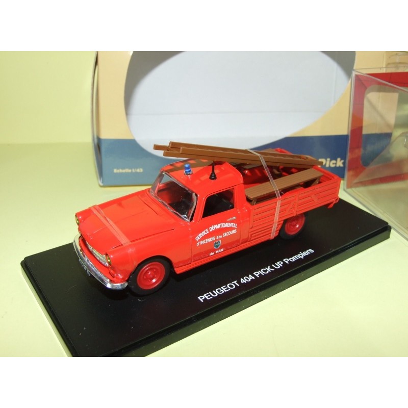 PEUGEOT 404 PICK UP POMPIERS DU VAR ELIGOR pour ATLAS 1:43