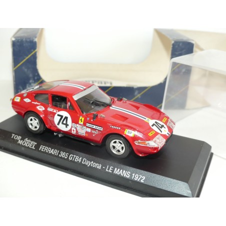 FERRARI DAYTONA N°74 LE MANS 1972 TOP MODEL TMC009 1:43 13ème
