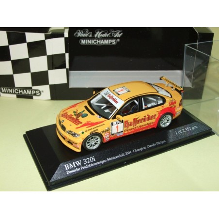 BMW 320 i E46 PRODUCTION MEISTERSCHAFT 2004 Champion HURTGEN MINICHAMPS 1:43 1er