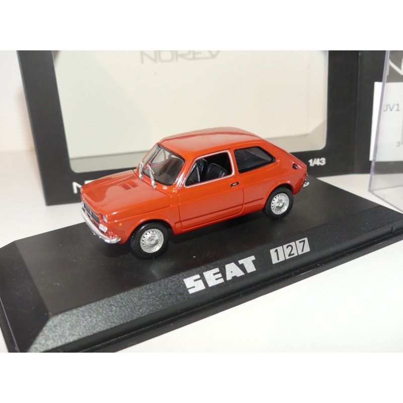 SEAT 127 Rouge orangé NOREV 1:43