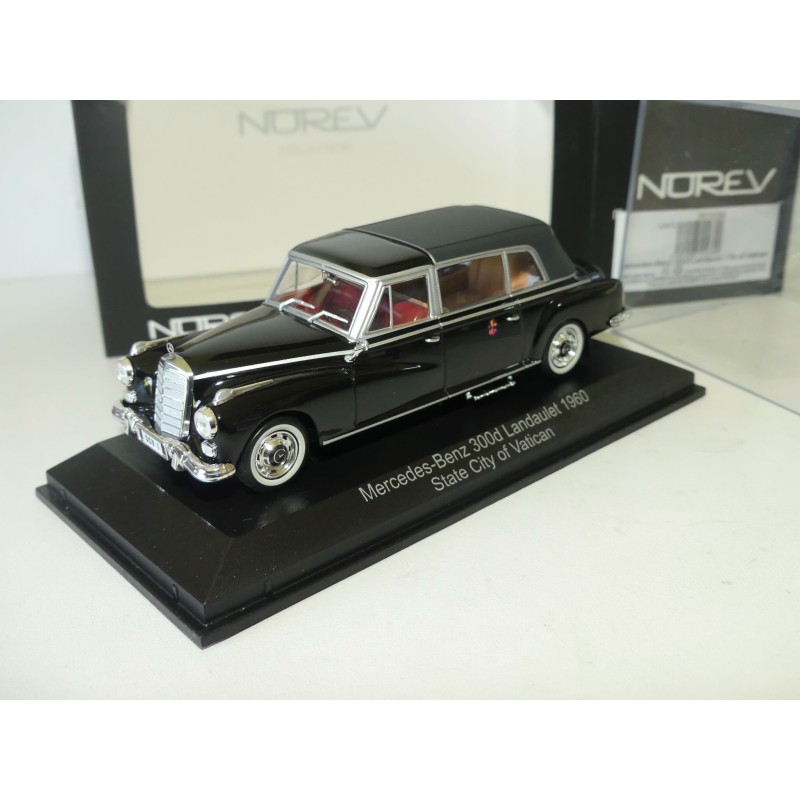 MERCEDES 300 D LANDAULET 1960 PAPOMOBILE VATICAN NOREV 1:43