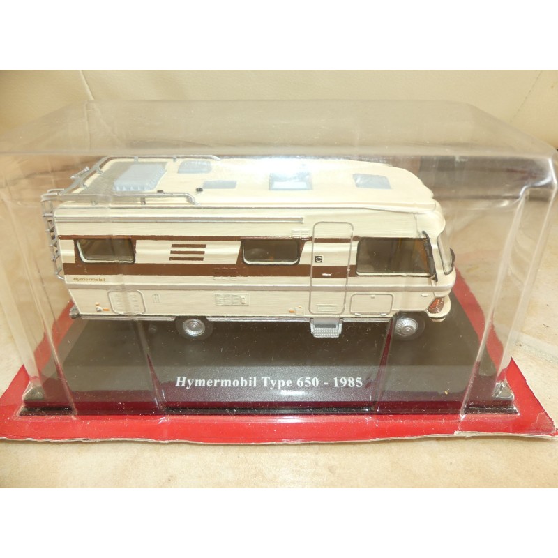 CAMPING CAR HYMERMOBIL TYPE 650 1985 HACHETTE 1:43