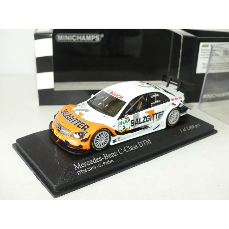 MERCEDES CLASSE C NÂ°10 DTM 2009 G. PAFFETT MINICHAMPS 1:43