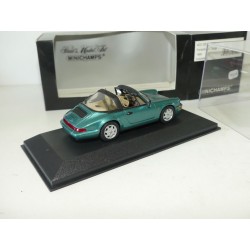 PORSCHE 911 TARGA 964 1990 Turquoise MINICHAMPS 1:43