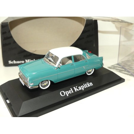 OPEL KAPITAN 1956 Vert & Toit Blanc SCHUCO 1:43