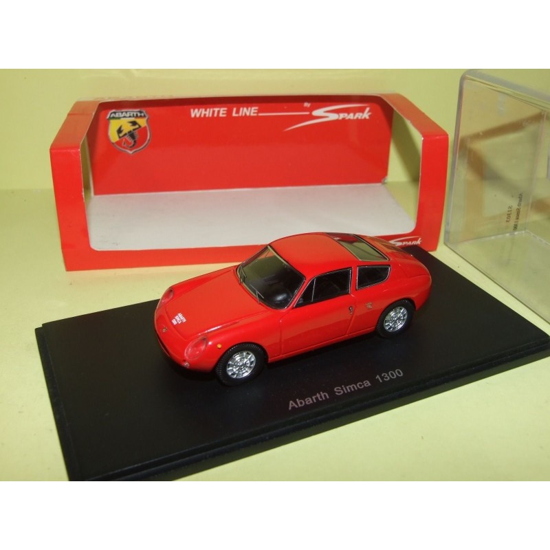 ABARTH SIMCA 1300 Rouge SPARK S1303 1:43