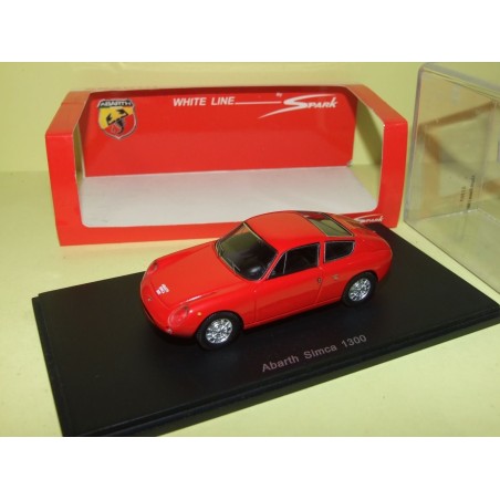 ABARTH SIMCA 1300 Rouge SPARK S1303 1:43