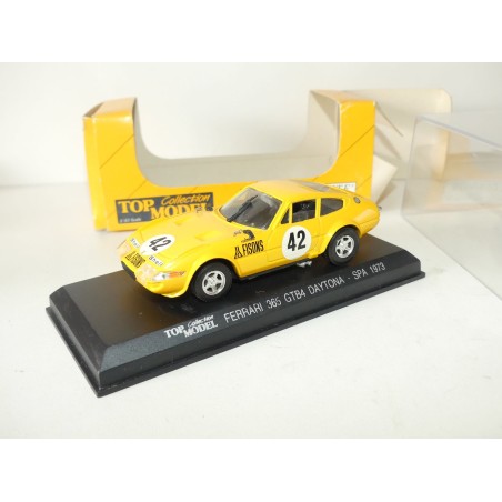 FERRARI 365 GTB4 DAYTONA N°42 1000 Km DE SPA 1973 TOP MODEL 1:43