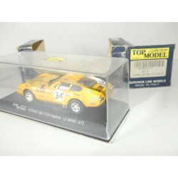 FERRARI 365 GTB4 DAYTONA N°34 LE MANS 1973 TOP MODEL TMC012 1:43 imperfection