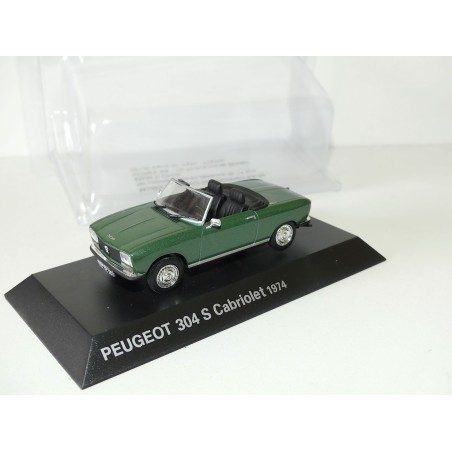 PEUGEOT 304 S CABRIOLET 1974 Vert NOREV 1:43 blister