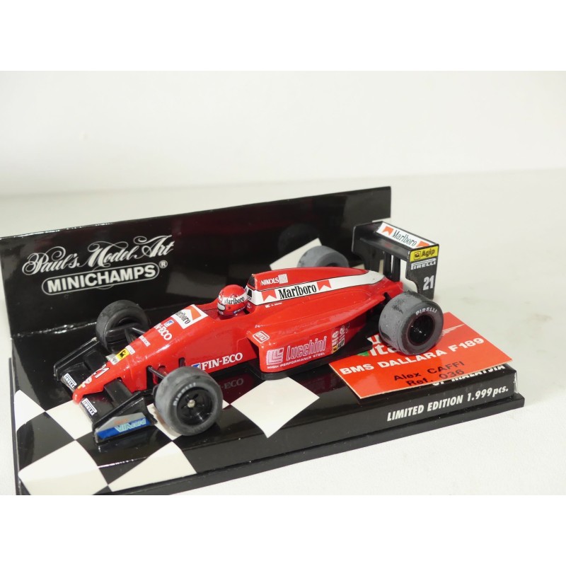 BMS DALLARA F189 GP 1989 A. CAFFI ONYX 036 1:43