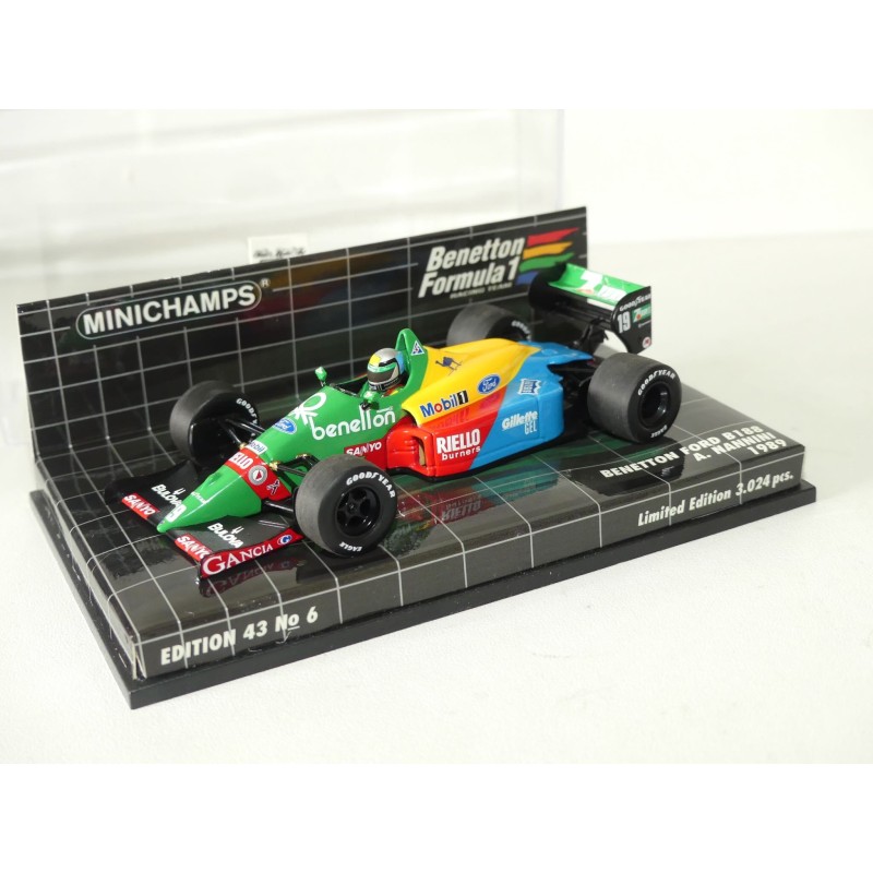 BENETTON FORD B188 GP 1989 A. NANNINI MINICHAMPS 1:43 