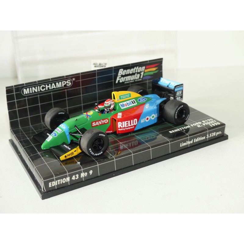 BENETTON FORD B190 GP 1990 N. PIQUET MINICHAMPS 1:43