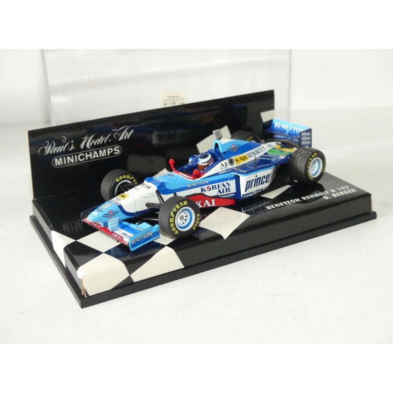 BENETTON RENAULT B197 GP 1997 G. BERGER MINICHAMPS 1:43