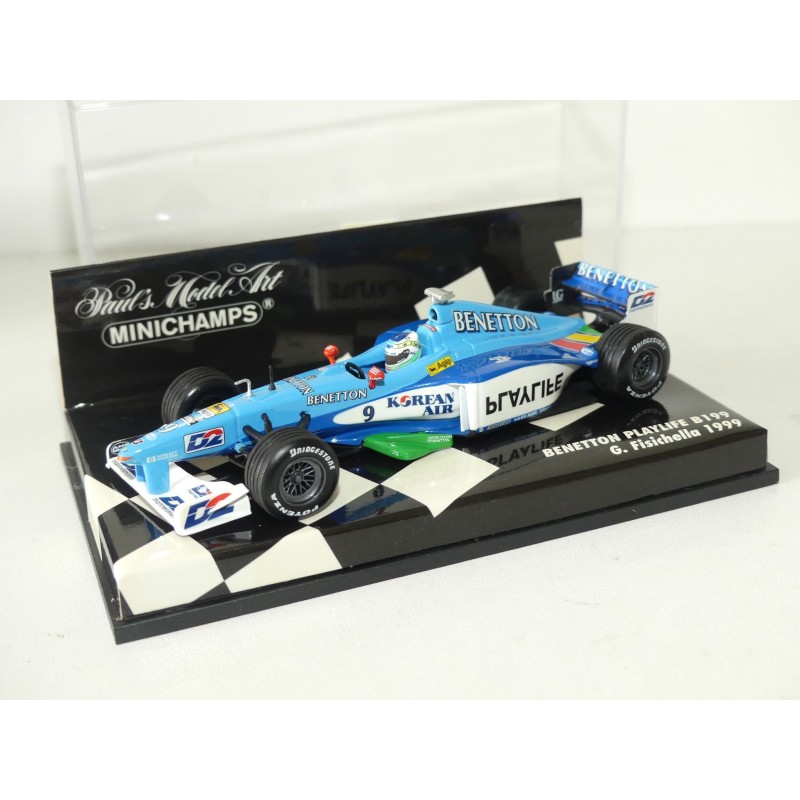 BENETTON PLAYLIFE B199 GP 1999 G. FISICHELLA MINICHAMPS 1:43