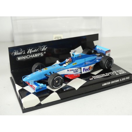 BENETTON B198 G. FISICHELLA SILVERSTONE GP 1998 MINICHAMPS 1:43