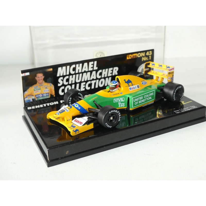 BENETTON FORD B193 B GP ESTORIL 1992 M. SCHUMACHER MINICHAMPS 1:43