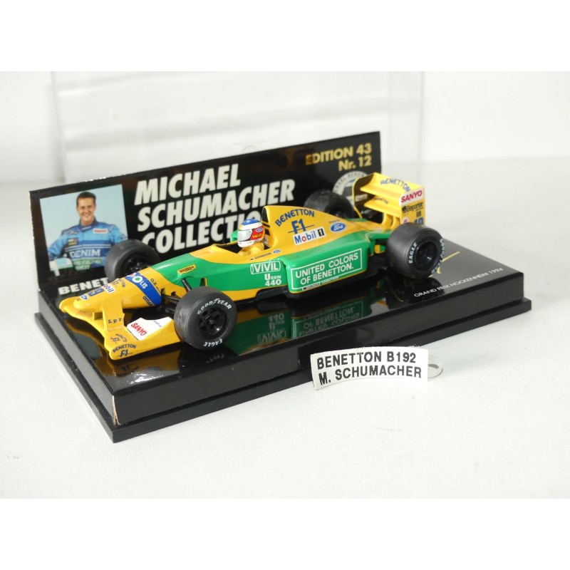 BENETTON FORD B192 GP 1992 M. SCHUMACHER ONYX 1:43