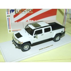 HUMMER H3T PICK UP 2008 Blanc LUXURY COLLECTIBLES SPARK 101294 1:43