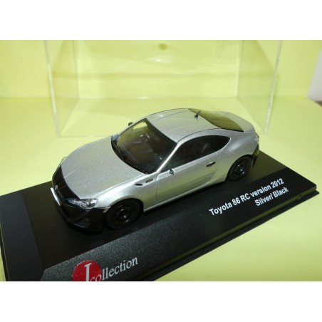 TOYOTA 86 RC VERSION 2012 Gris/Noir J-COLLECTION 1:43 dÃ©faut rÃ©tro