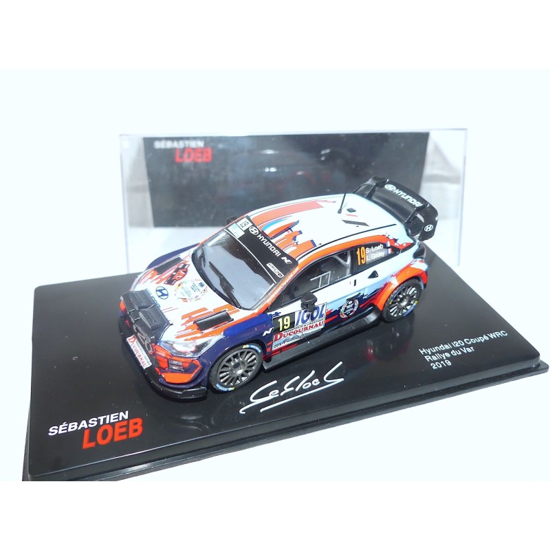 HYUNDAI i20 WRC RALLYE VAR 2019 S. LOEB ALTAYA 1:43
