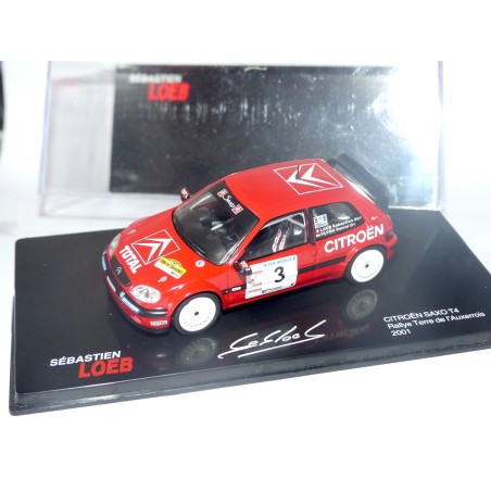 CITROEN SAXO RALLYE TERRE DE L'AUXERROIS 2001 S. LOEB ALTAYA 1:43