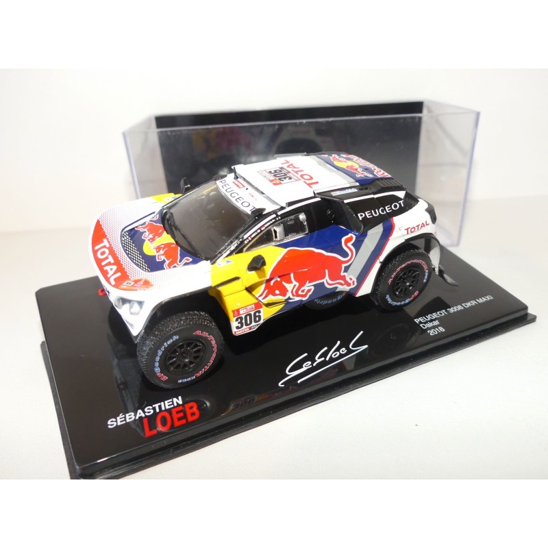 PEUGEOT 3008 DKR RALLYE DAKAR 2018 S. LOEB ALTAYA 1:43