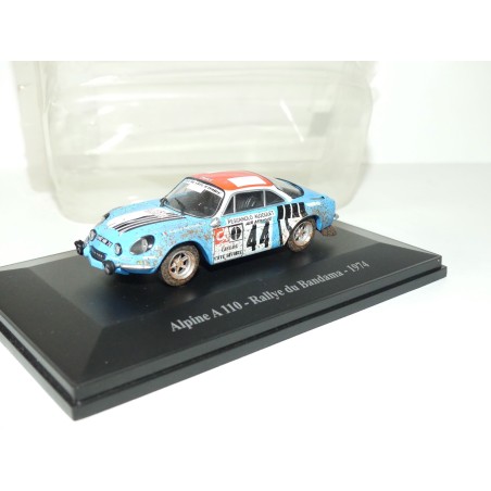 RENAULT ALPINE A110 RALLYE BANDAMA 1974 PESCAROLO ELIGOR HACHETTE 1:43 Abd