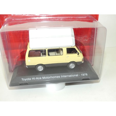 CAMPING CAR TOYOTA HI-ACE MOTORHOMES INTERNATIONAL 1978 IXO PRESSE 1:43