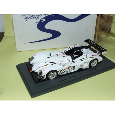 PANOZ LMP07 NÂ°50 SEBRING 2002 SPARK SCPZ03 1:43