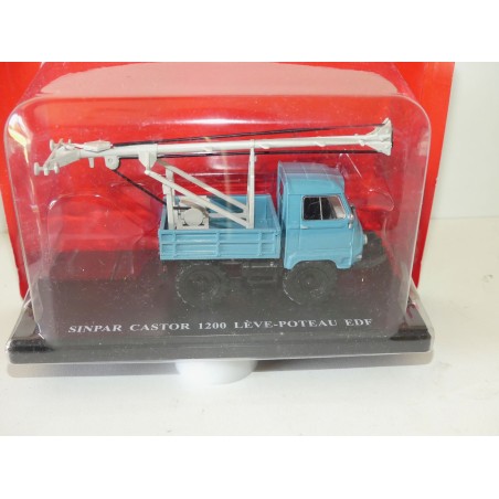 RENAULT SINPAR CASTOR LEVE POTEAU EDF SERVICE IXO PRESSE 1:43