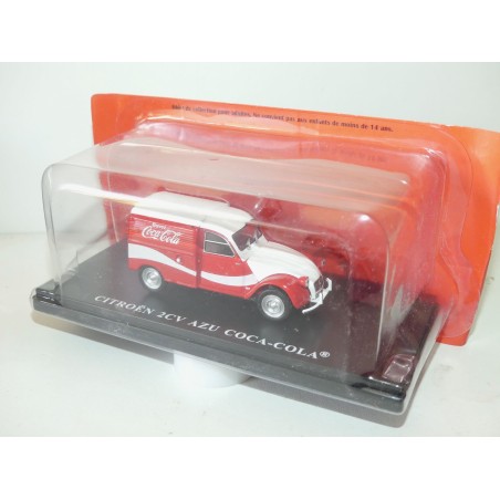 CITROEN 2CV AZU COCA COLA IXO PRESSE 1:43