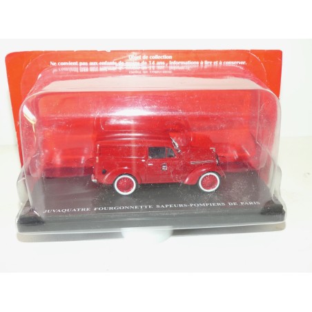 RENAULT JUVAQUATRE POMPIERS DE PARIS IXO PRESSE 1:43
