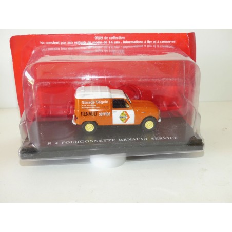 RENAULT 4 FOURGONNETTE RENAULT SERVICE IXO PRESSE 1:43