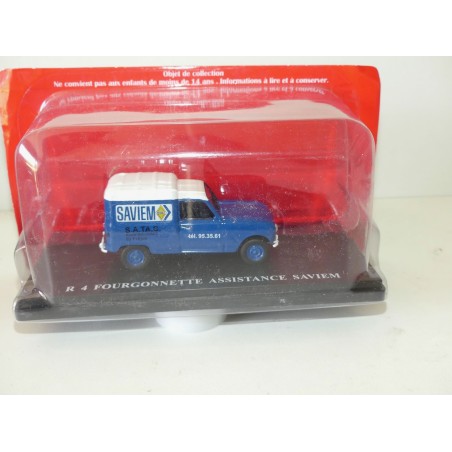 RENAULT 4 FOURGONNETTE RENAULT SERVICE IXO PRESSE 1:43