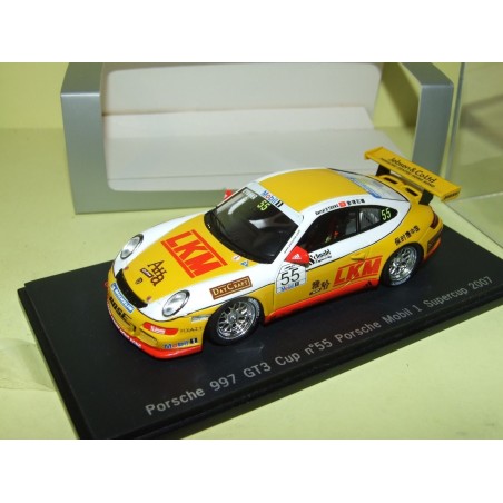 PORSCHE 911 997 GT3 CUP NÂ°55 SPERCUP 2007 Dâ€™YOUNG SPARK 1:43