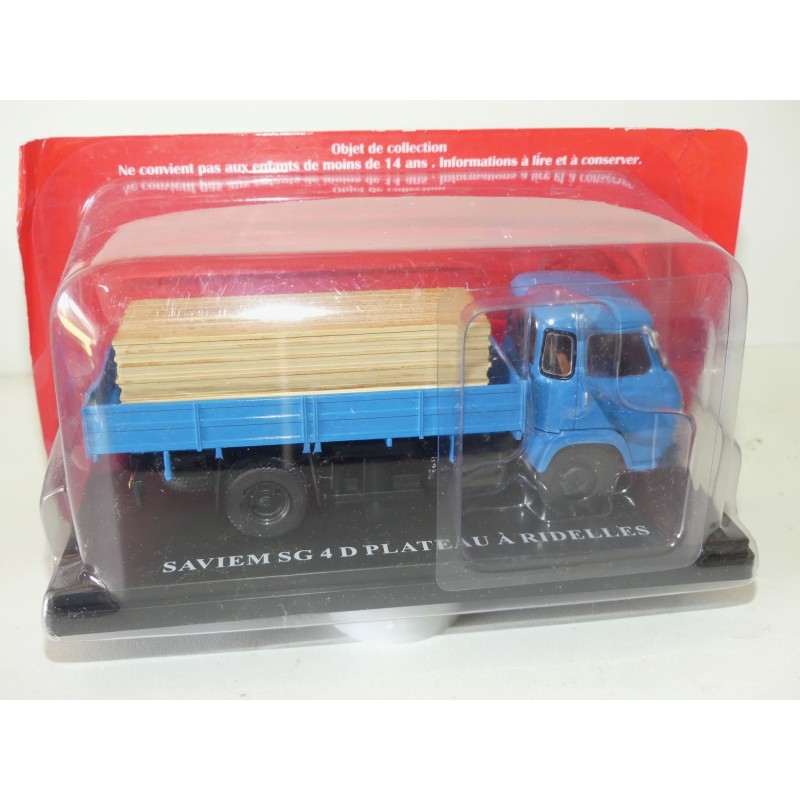 SAVIEM SG 4 D PLATEAU RIDELLES IXO PRESSE 1:43