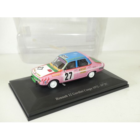 RENAULT 12 GORDINI NÂ°27 COUPE 1972  ELIGOR PRESSE 1:43