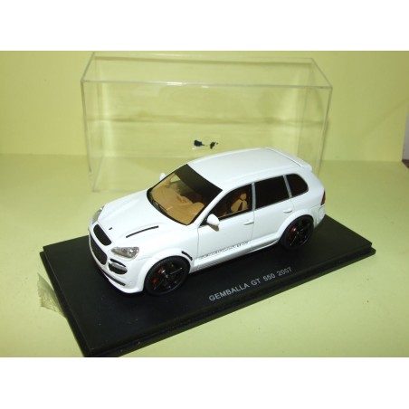 PORSCHE CAYENNE GEMBALLA GT 550 2007 Blanc  SPARK S0727 1:43