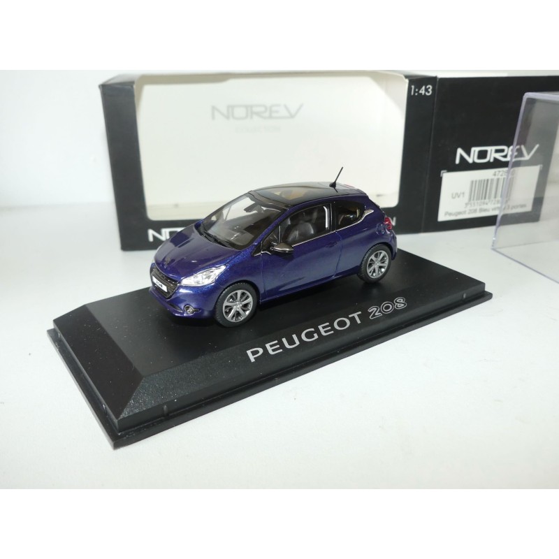 PEUGEOT 208 3 Portes 2012 Bleu Virtuel NOREV 1:43