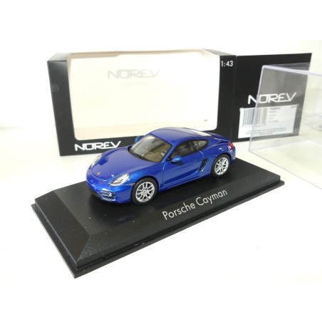 PORSCHE CAYMAN S 981 2013 BLEU NOREV 1:43