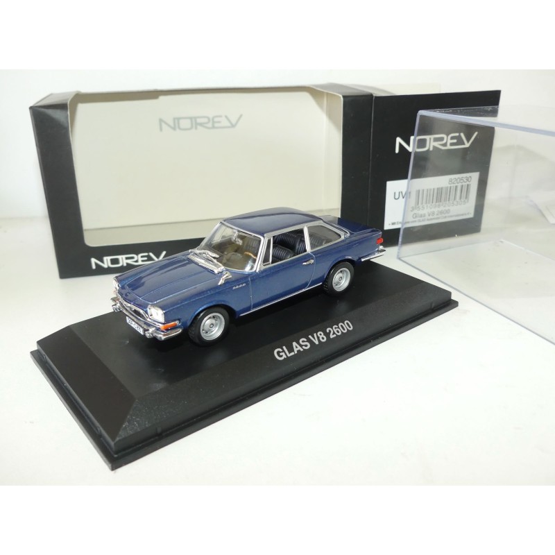 GLAS V8 2600 Bleu NOREV 1:43