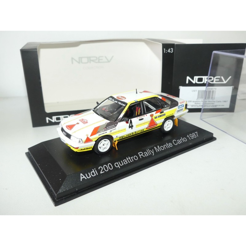 AUDI 200 QUATTRO RALLYE MONTE CARLO 1987 W. ROEHRL NOREV 1:43