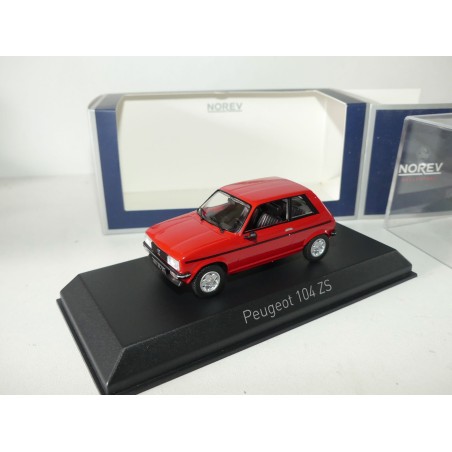 PEUGEOT 104 ZS 1979 Rouge NOREV 1:43