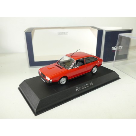 RENAULT 15 TL 1976 Rouge NOREV 1:43
