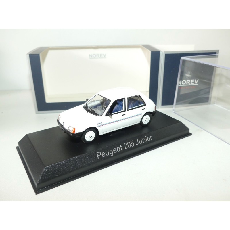 PEUGEOT 205 JUNIOR 1988 Blanc NOREV 1:43