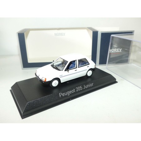 PEUGEOT 205 JUNIOR 1988 Blanc NOREV 1:43