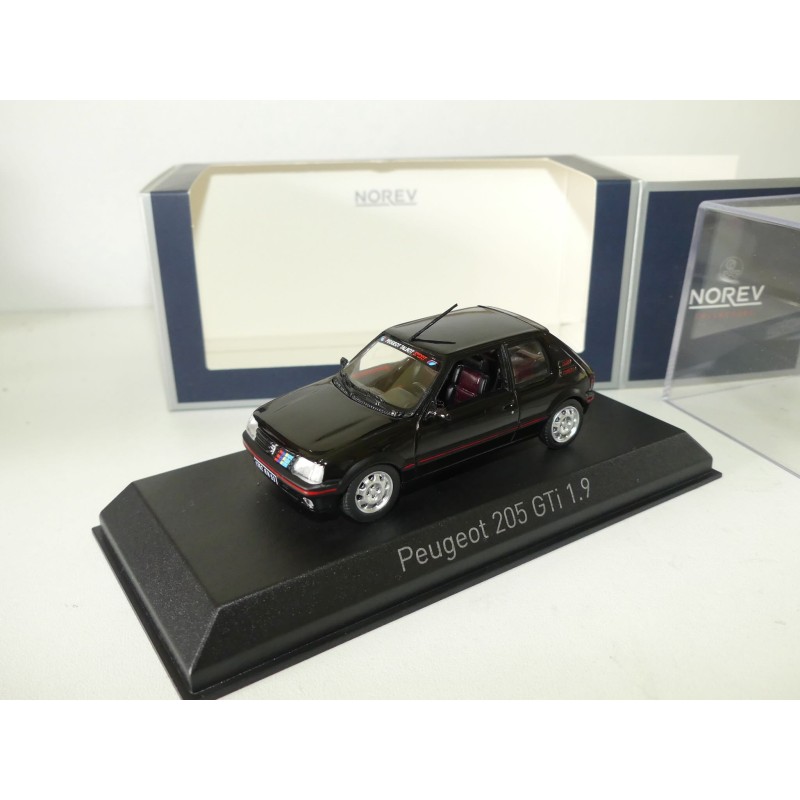 PEUGEOT 205 GTI 1.9 1992 Noir avec PTS déco NOREV 1:43