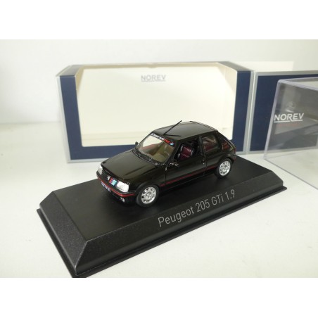 PEUGEOT 205 GTI 1.9 1992 Noir avec PTS déco NOREV 1:43