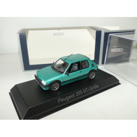 PEUGEOT 205 GTi GRIFFE 1990 Vert NOREV 1:43
